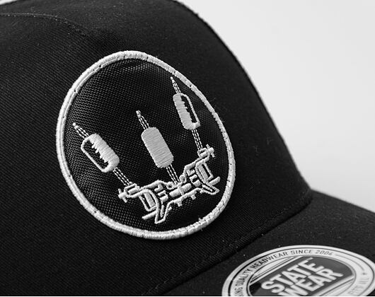 Kšiltovka Ari Ink Tattoo Crown Badge v.2 Trucker Black Snapback
