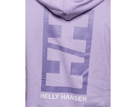 Mikina Helly Hansen CORE GRAPHIC SWEAT HOODIE 699 LILATE