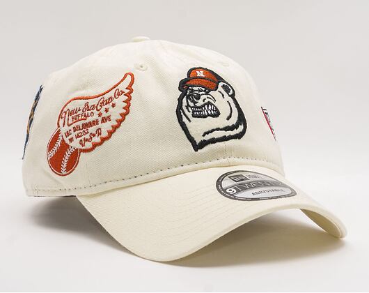 Kšiltovka New Era Heritage 9TWENTY All Over Patch  Off White / Black