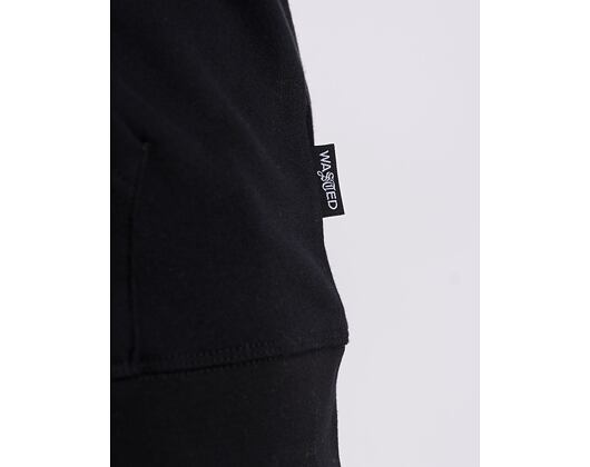 Mikina Wasted Paris Hoodie Zip Iron Bliss Black