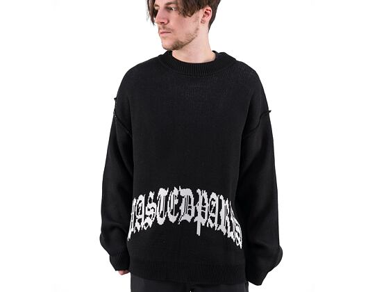 Svetr Wasted Paris Sweater Reverse Kingdom Black