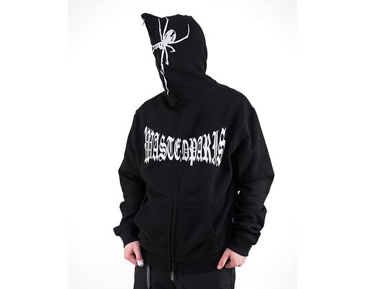 Mikina Wasted Paris Hoodie Full Zip Sick Black