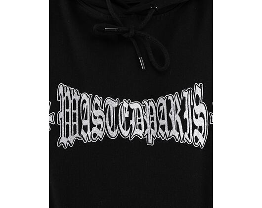 Mikina Wasted Paris Hoodie London Cross Black