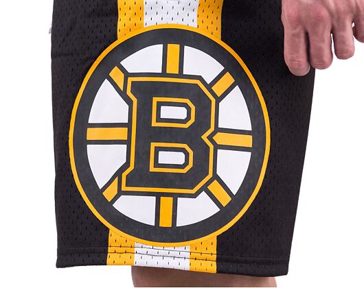 Kraťasy Mitchell & Ness NHL M&N CITY COLLECTION MESH SHORT BRUINS Black