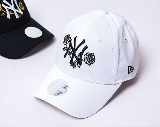 Dámská kšiltovka New Era 9FORTY Womens MLB Floral Metallic New York Yankees Optic White