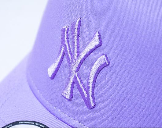 Kšiltovka New Era 9FORTY A-Frame Trucker MLB Tonal Mesh New York Yankees Lavender