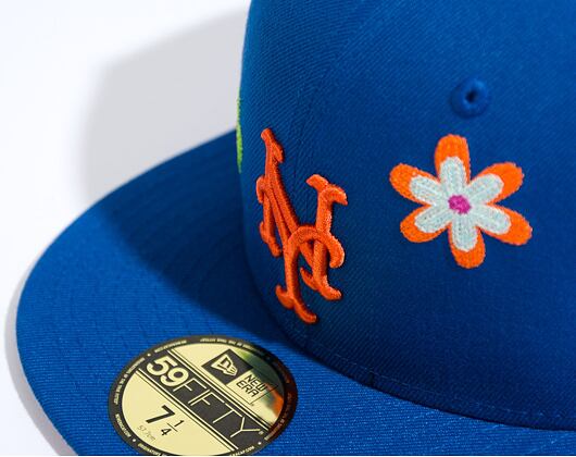 Kšiltovka New Era 59FIFTY MLB Floral New York Mets Blue