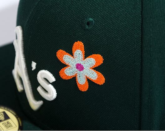 Kšiltovka New Era 59FIFTY MLB Floral Oakland Athletics Dark Green