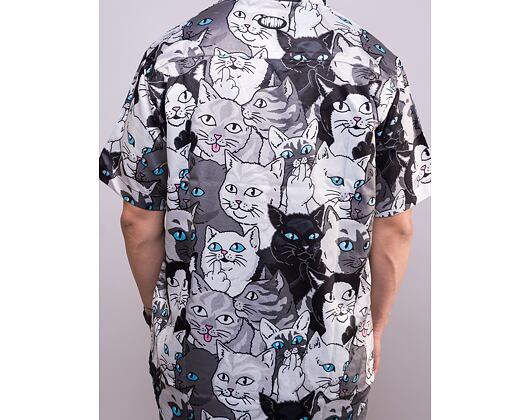 Košile RIP N DIP Family Tree Button Up Black