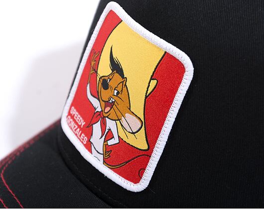 Kšiltovka Capslab Speedy Gonzales - Speedy Gonzales Trucker Black / Burgundy