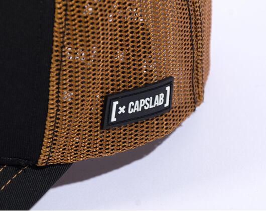 Kšiltovka Capslab Speedy Gonzales - Speedy Gonzales v.3 Trucker Black / Caramel