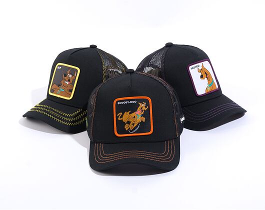 Kšiltovka Capslab Scooby-Doo - Runner Scooby Trucker Black