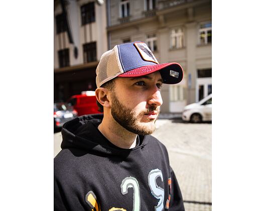 Kšiltovka Goorin - The Freedom Eagle Trucker - Indigo
