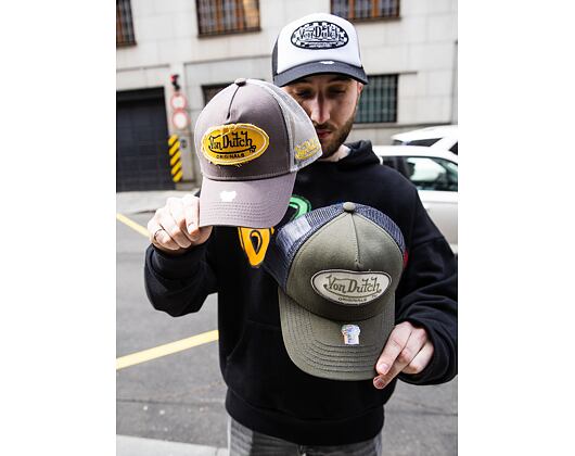 Kšiltovka Von Dutch Trucker Kalmar Grey/Grey