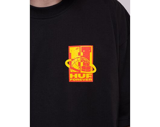 Triko HUF Galaxywide T-Shirt Black