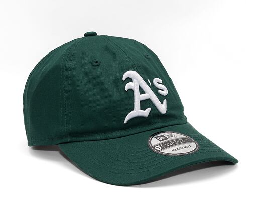 Kšiltovka New Era 9TWENTY MLB League Essential  Oakland Athletics Dark Green / White