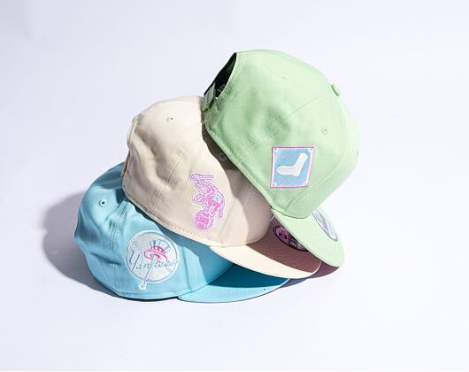 Kšiltovka New Era 9FIFTY MLB Pastel Patch New York Yankees Pastel Blue / Light Cream