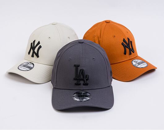 Kšiltovka New Era 39THIRTY MLB League Essential Los Angeles Dodgers Dark Grey / Black