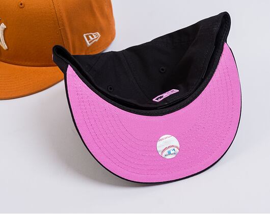 Kšiltovka New Era 59FIFTY MLB League Essential Los Angeles Dodgers Black / Wild Rose Pink