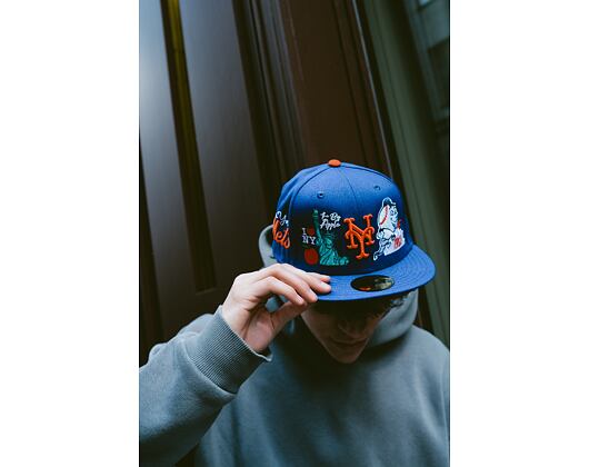 Kšiltovka Adam Wave New Era 59FIFTY MLB Authentic Performance New York Mets Fitted Team Color