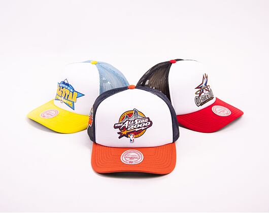 Kšiltovka Mitchell & Ness NBA Party Time Trucker Snapback Hwc Golden State Warriors White