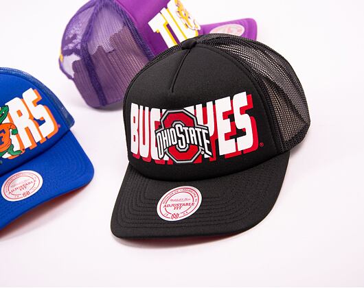 Kšiltovka Mitchell & Ness NCAA Billboard Trucker Snapback Ohio State Black