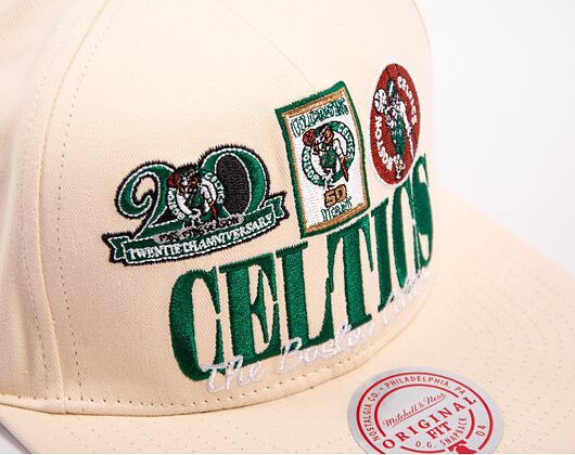 Kšiltovka Mitchell & Ness NBA Reframe Retro Snapback Hwc Boston Celtics Off White