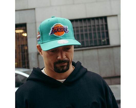 Kšiltovka Mitchell & Ness NBA Desert Green Snapback Los Angeles Lakers Teal