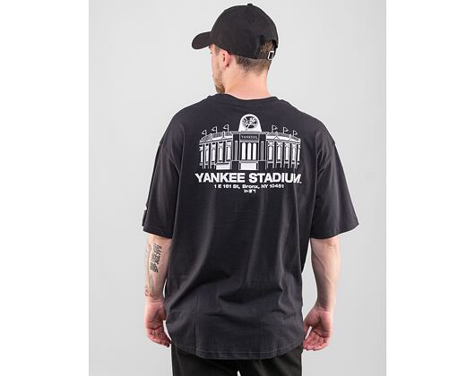 Triko New Era MLB Stadium Graphic Oversized Tee New York Yankees Navy / White