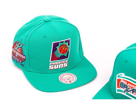Kšiltovka Mitchell & Ness NBA Desert Green Snapback Hwc Phoenix Suns Teal
