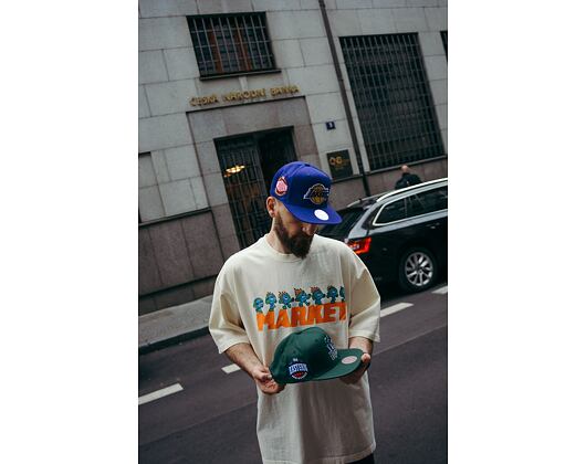 Kšiltovka Mitchell & Ness NBA Conference Patch Snapback Los Angeles Lakers Purple