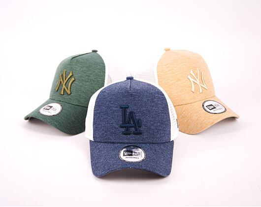 Kšiltovka New Era 9FORTY A-Frame Trucker MLB Jersey Essential Trucker Los Angeles Dodgers Navy