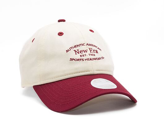 Dámská Kšiltovka New Era 9TWENTY Womens Contrast  Chrome White / Cardinal