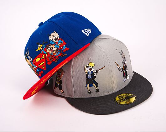 Kšiltovka New Era 59FIFTY Harry Potter All Houses Grey/Grey