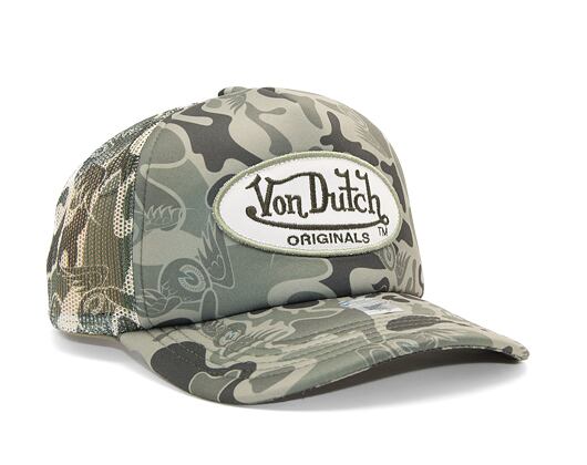 Kšiltovka Von Dutch Trucker Tampa Foam Green Camo