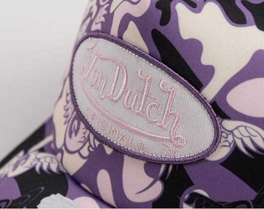 Kšiltovka Von Dutch Trucker Tampa Foam Purple Camo