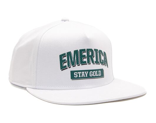 Kšiltovka Emerica Team Stay Gold Snapback White