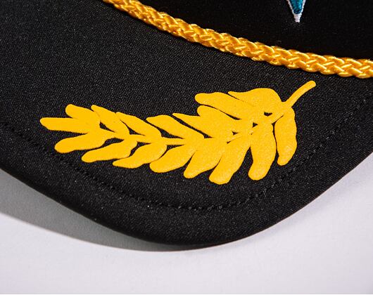 Kšiltovka Mitchell & Ness Nhl Gold Leaf Trucker Sharks Black