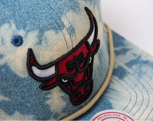 Kšiltovka Mitchell & Ness NBA Acid Wash Snapback Bulls Blue