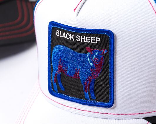 Kšiltovka Goorin - 'Acid Trip Pack' - Sheep Trip - White / Blue