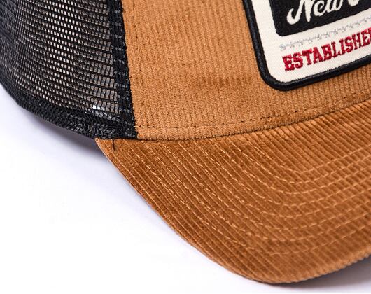 Kšiltovka New Era 9FORTY A-Frame Trucker Cord Trucker Toasted Peanut / Black