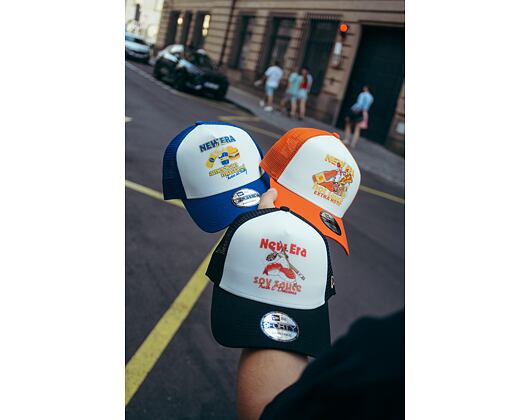 Kšiltovka New Era 9FORTY A-Frame Trucker Food White / Burnt Orange
