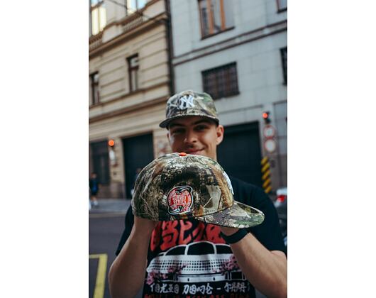 New Era 59FIFTY LP Retro Crown MLB "2000 SUBWAY SERIES" Side Patch New York Mets Realtree/Orange