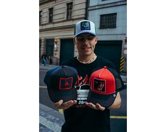 Kšiltovka Goorin - 'Acid Trip Pack' - Fox Trip - Black / Red