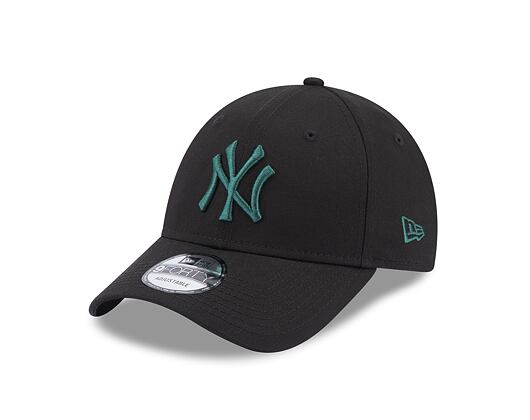 Kšiltovka New Era 9FORTY MLB League Essential New York Yankees Black / Malachite