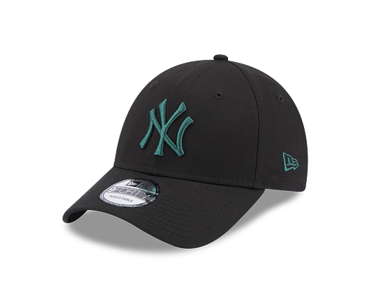 Kšiltovka New Era 9FORTY MLB League Essential New York Yankees Black / Malachite