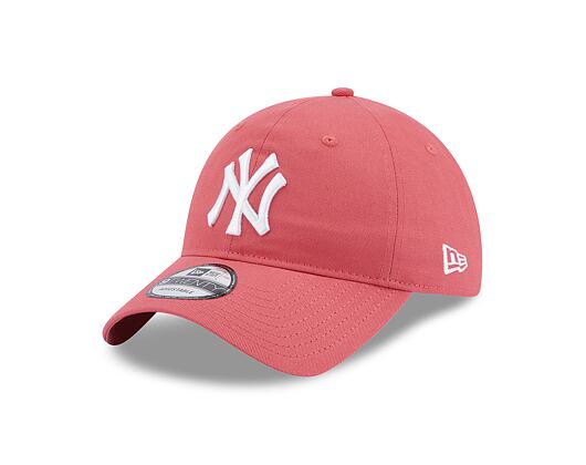 Kšiltovka New Era 9TWENTY MLB League Essential New York Yankees Litmus Pink / Optic White