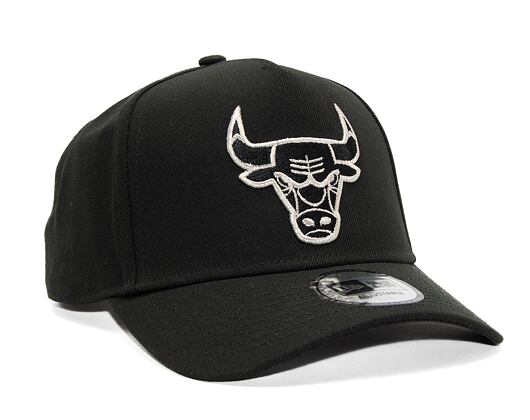 Kšiltovka New Era 9FORTY A-Frame NBA Black and Gold Chicago Bulls