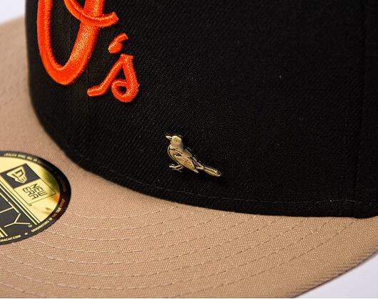 Kšiltovka New Era 59FIFTY MLB "Varsity Pin & Sidepatch" Baltimore Orioles Cooperstown