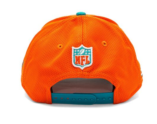 Kšiltovka New Era 9FORTY Stretch-Snap NFL Sideline 23 Miami Dolphins Team Colors